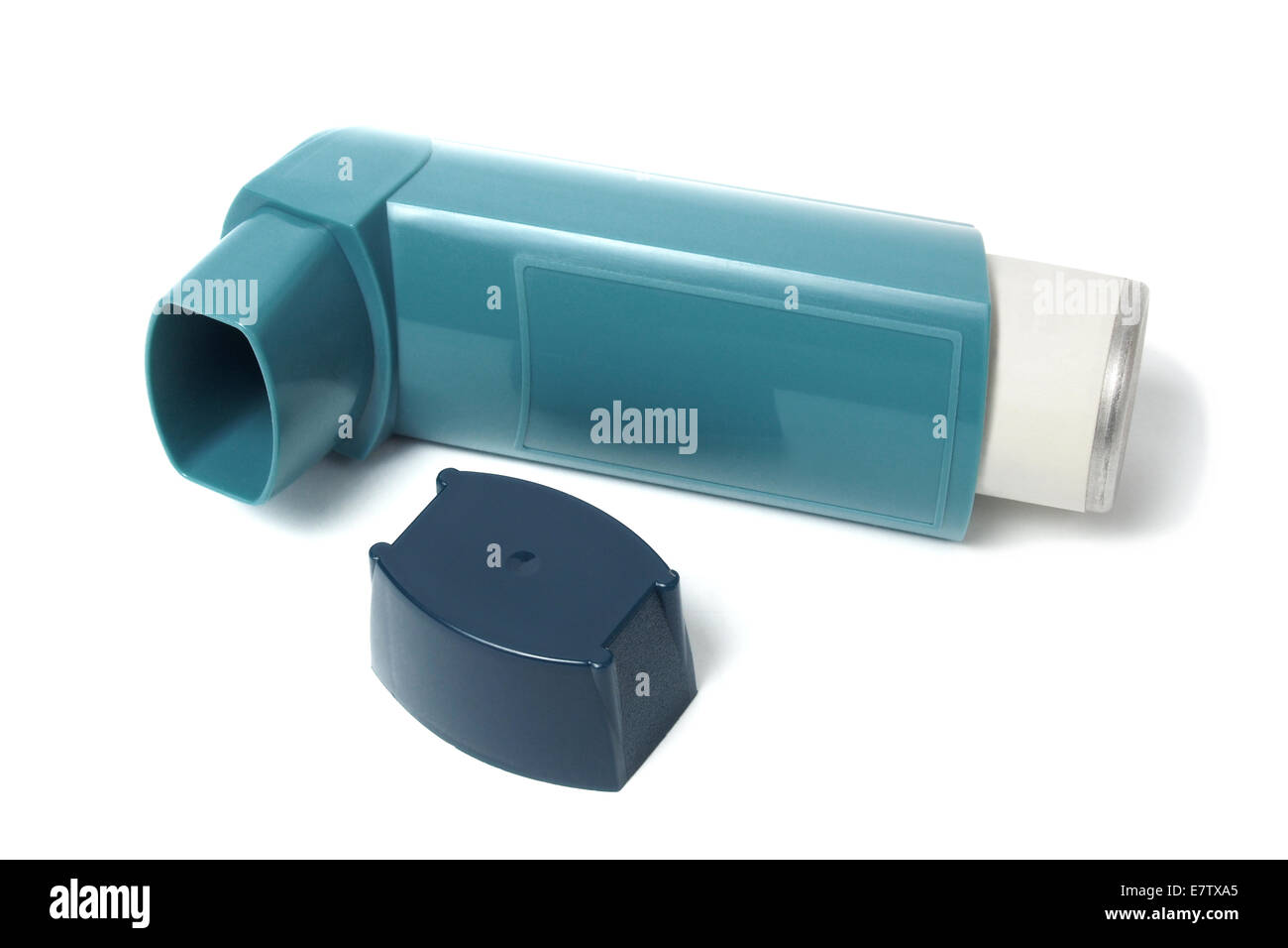 Asthma inhaler Stock Photo