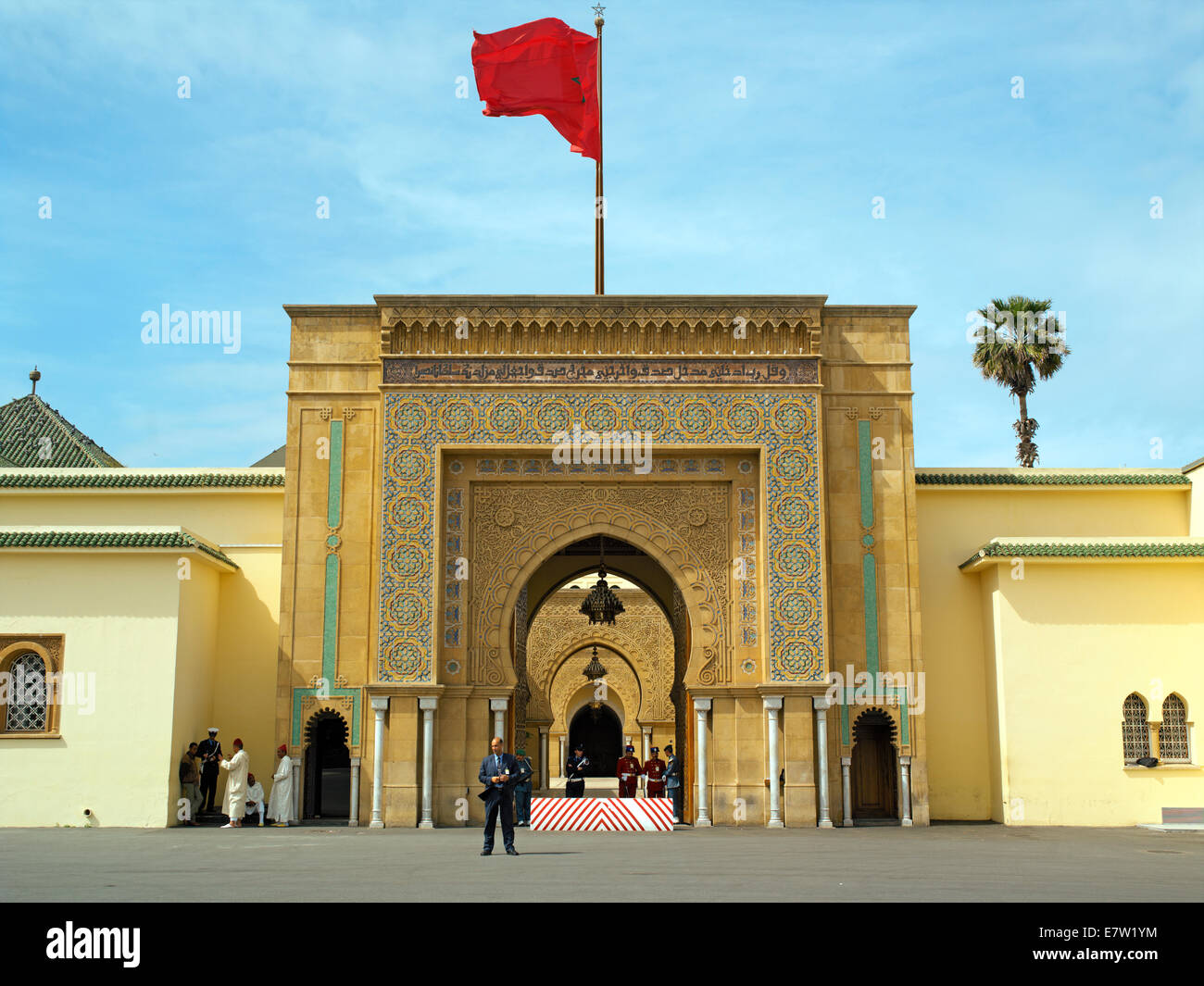 The Royal palace of Rabat Stock Photo
