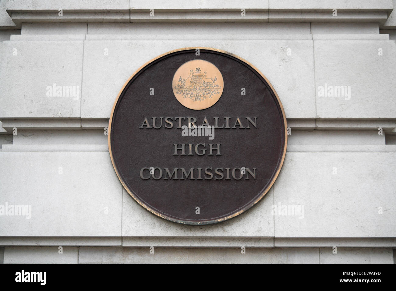Australian High Commission. Stock Photo