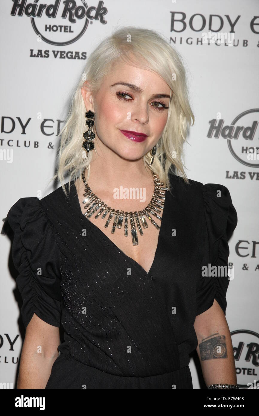 Taryn Manning Hosts Body English Nightclub inside Hard Rock Hotel