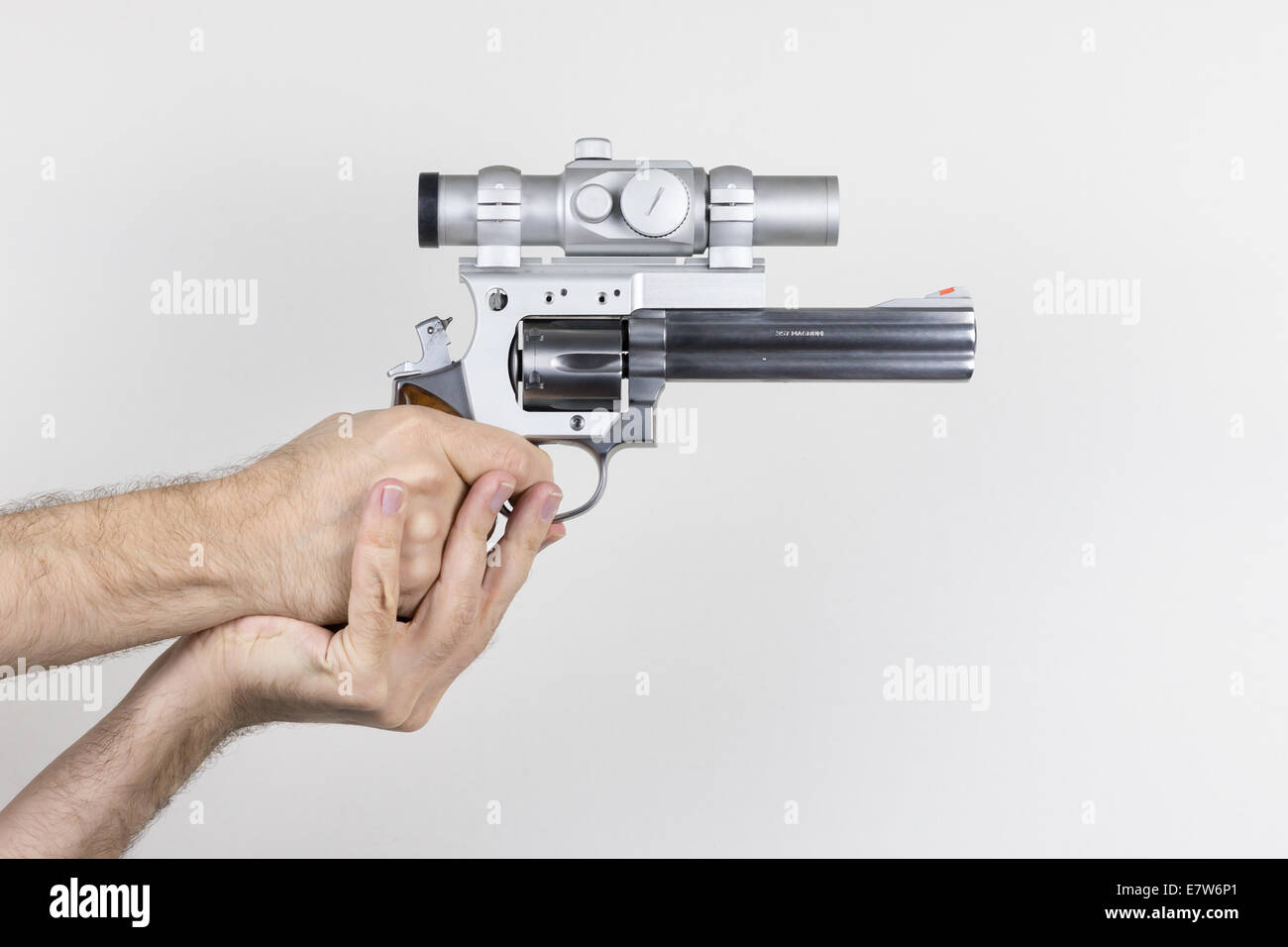 Wood Handled Revolver 38 Caliber Pistol Loaded Laying With Bulli Stock  Photo by ©cboswell 23904687