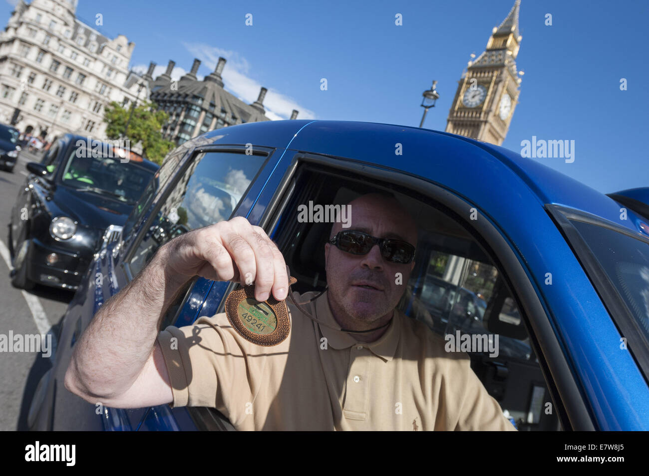 London, London, UK. 24th Sep, 2014. Several Hundred Black Cabs Clog ...