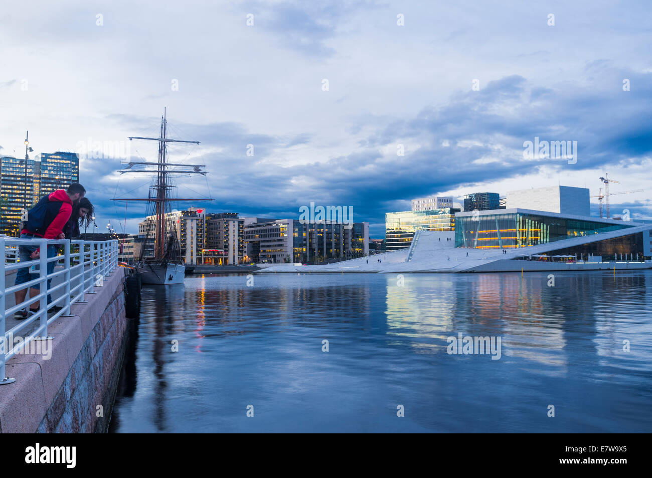 Oslo Opera House Sunset High Resolution Stock Photography and Images ...