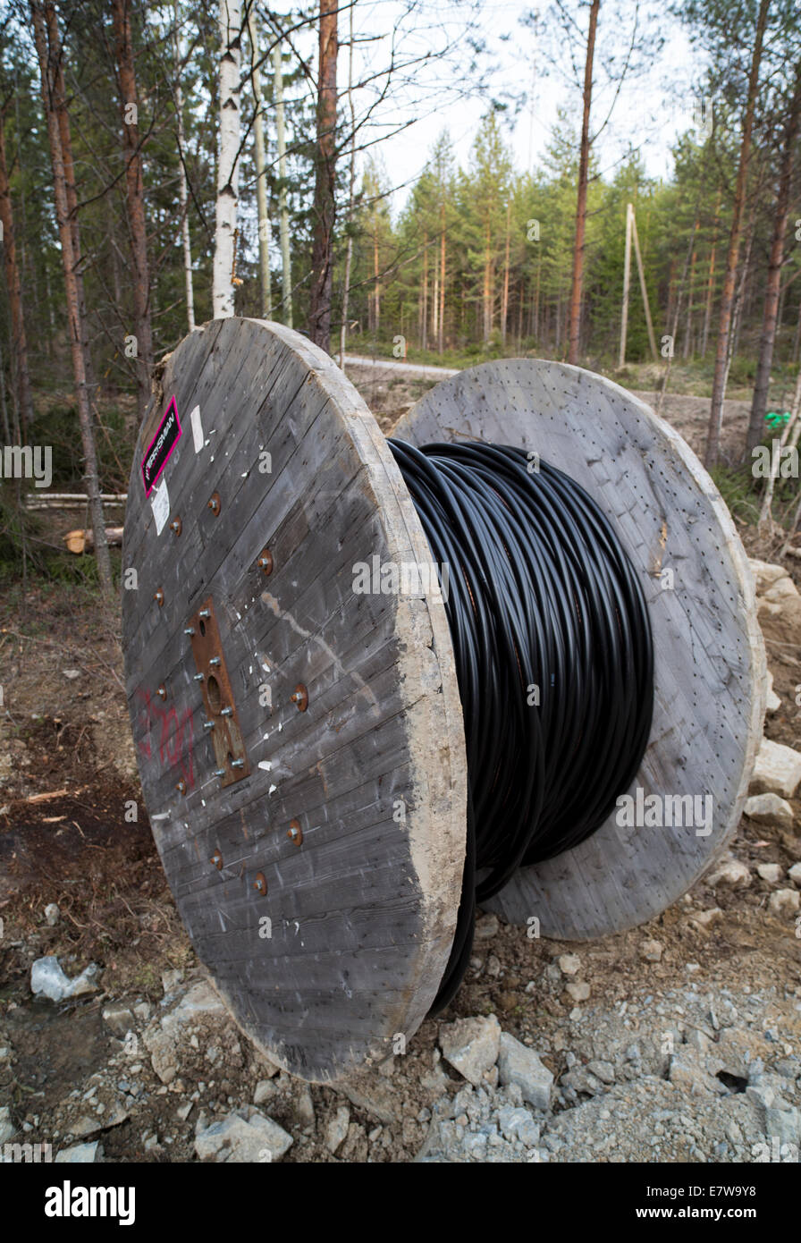 Medium / High voltage heavy duty copper cable ( ground cable ) , used
