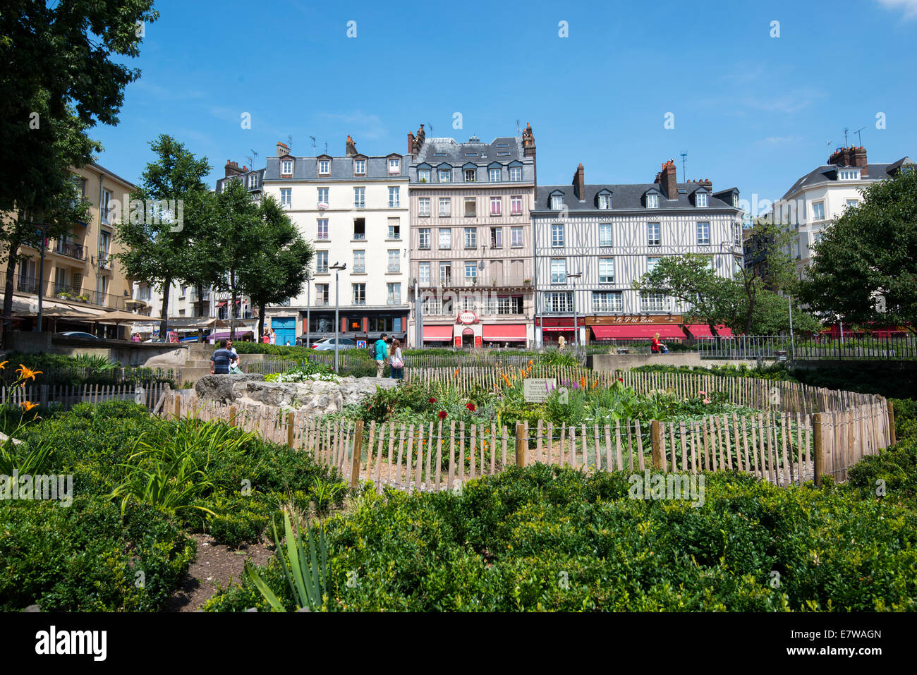 The historic market square in Rouen, France Europe Stock Photo - Alamy