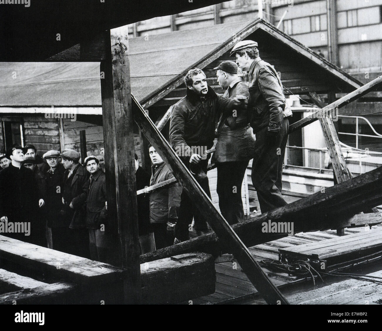 ON THE WATERFRONT 1954 Columbia film with Marlon Brando Stock Photo