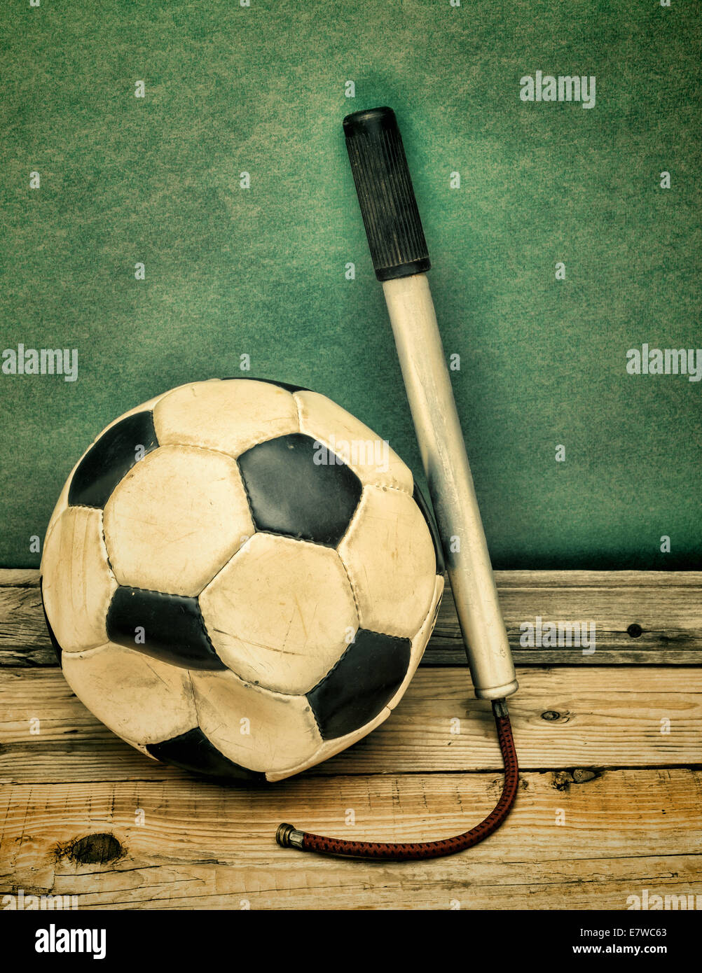 Deflated soccer ball hires stock photography and images Alamy