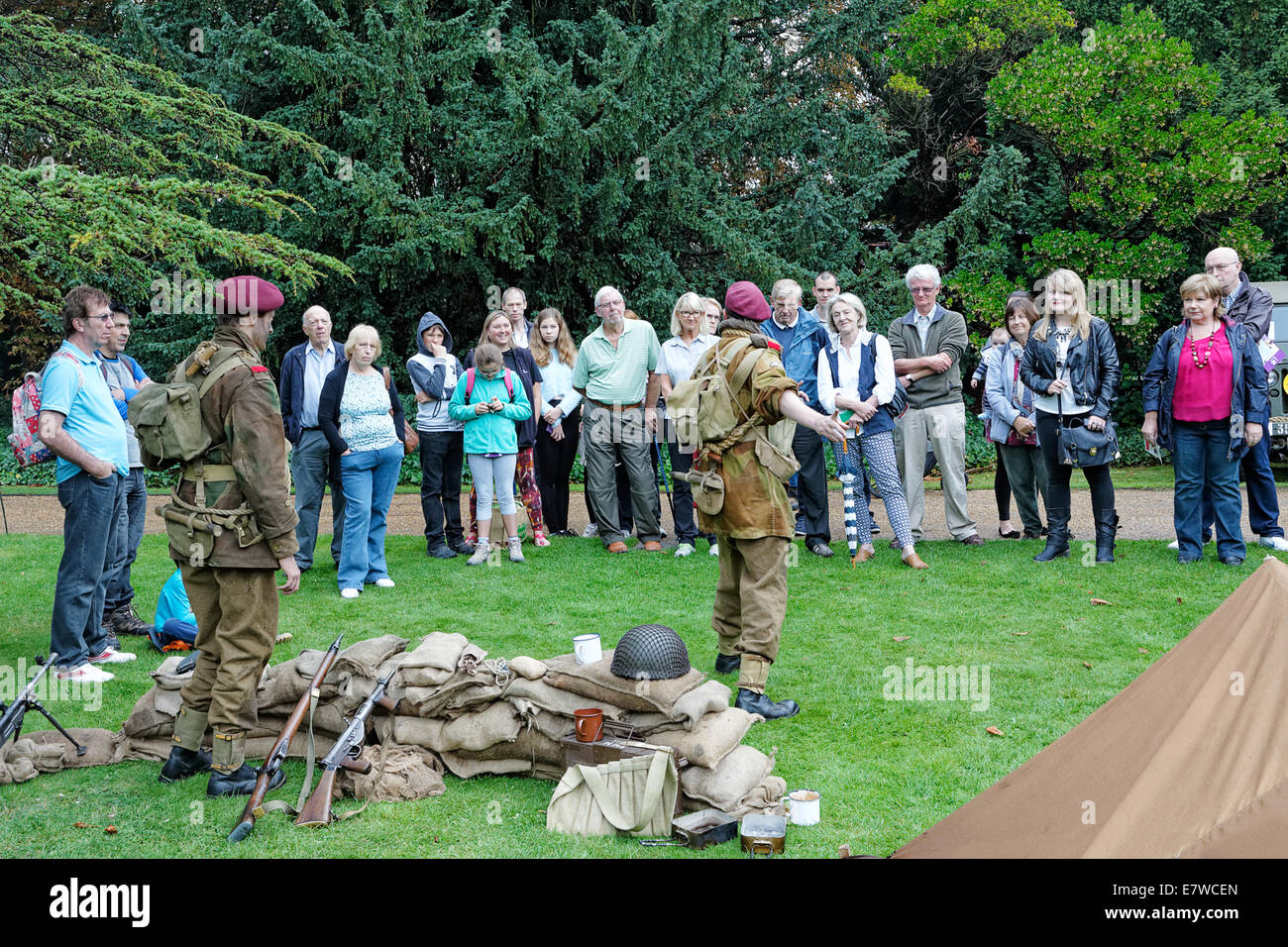 Foreign Field Living History Group portraying 9th Parachute Battalion