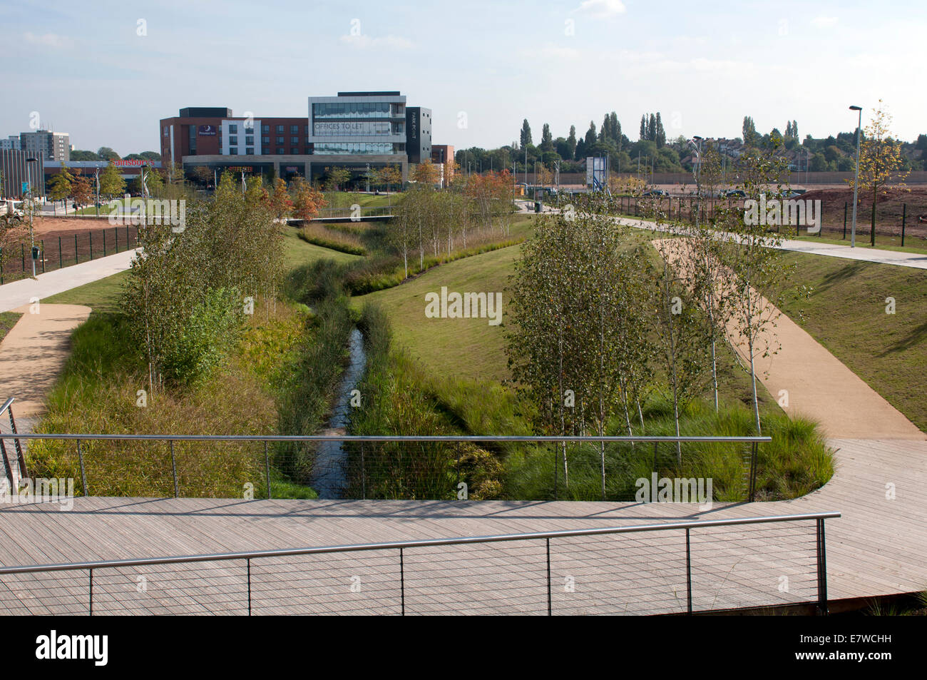 Austin Park, Longbridge, Birmingham, West Midlands, England, UK Stock Photo