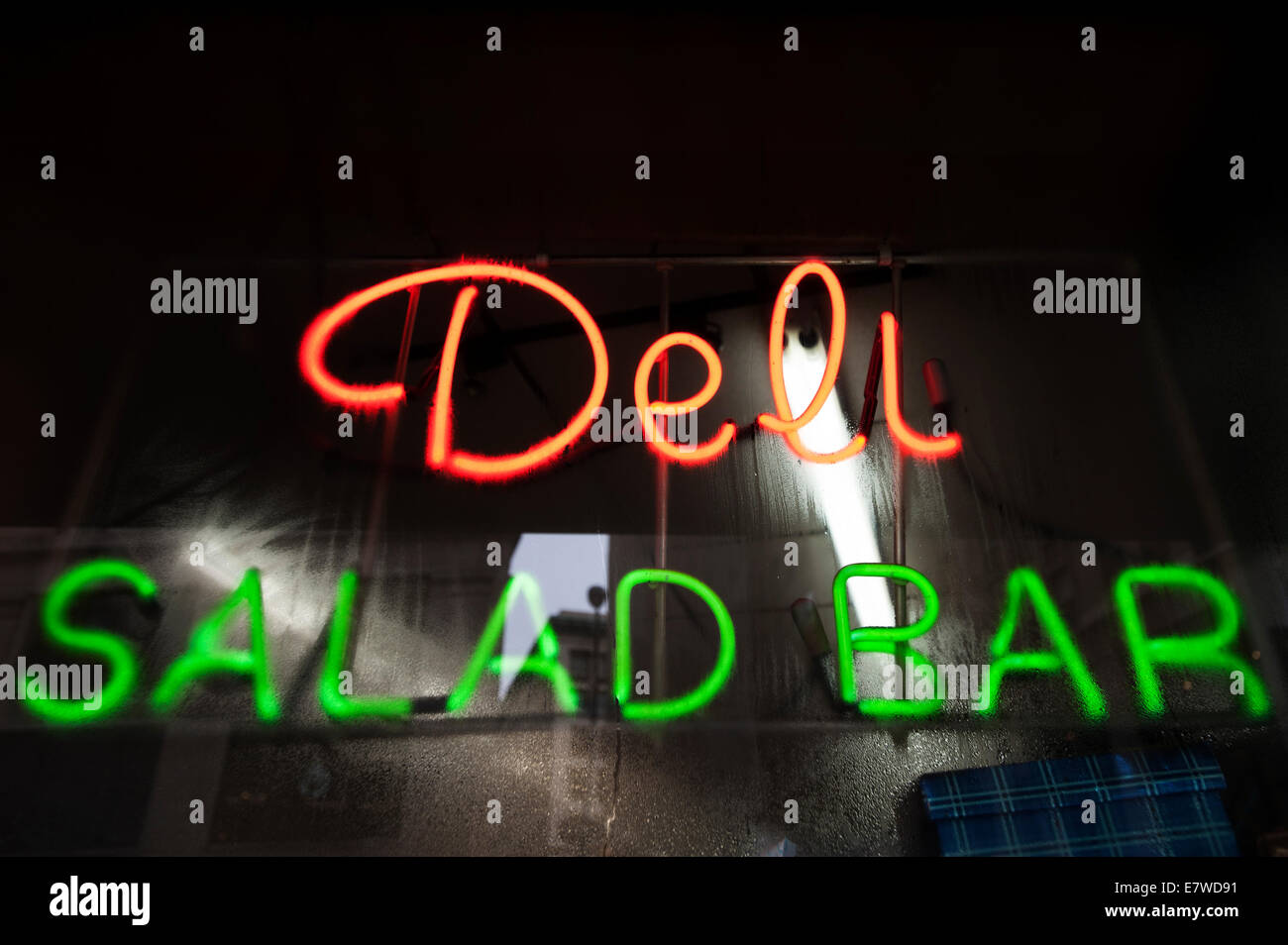 Deli Salad Bar Stock Photo Alamy