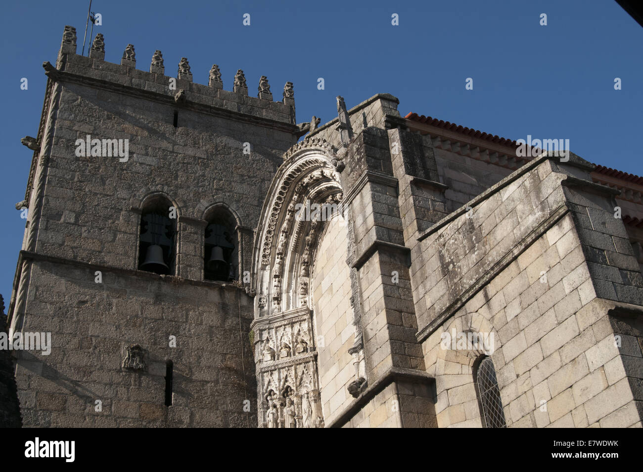 Our Lady of Oliveira Church, Guimaraes,  Portugal (Igreja da Nossa Senhora da Oliveira) Stock Photo