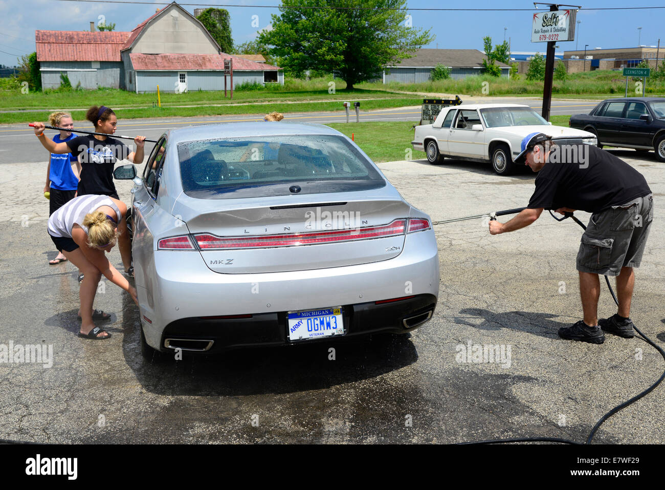 Car wash school hires stock photography and images Alamy