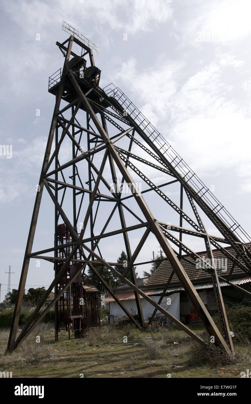 abandoned gold mine in Vila Pouca de Aguiar, Portugal (Minas de Jales) Stock Photo