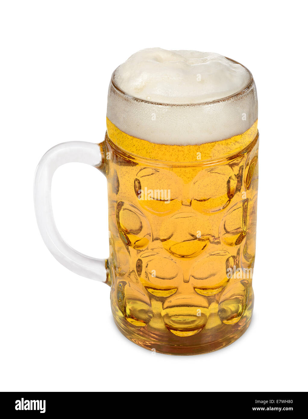 Beer glass mass Stock Photo