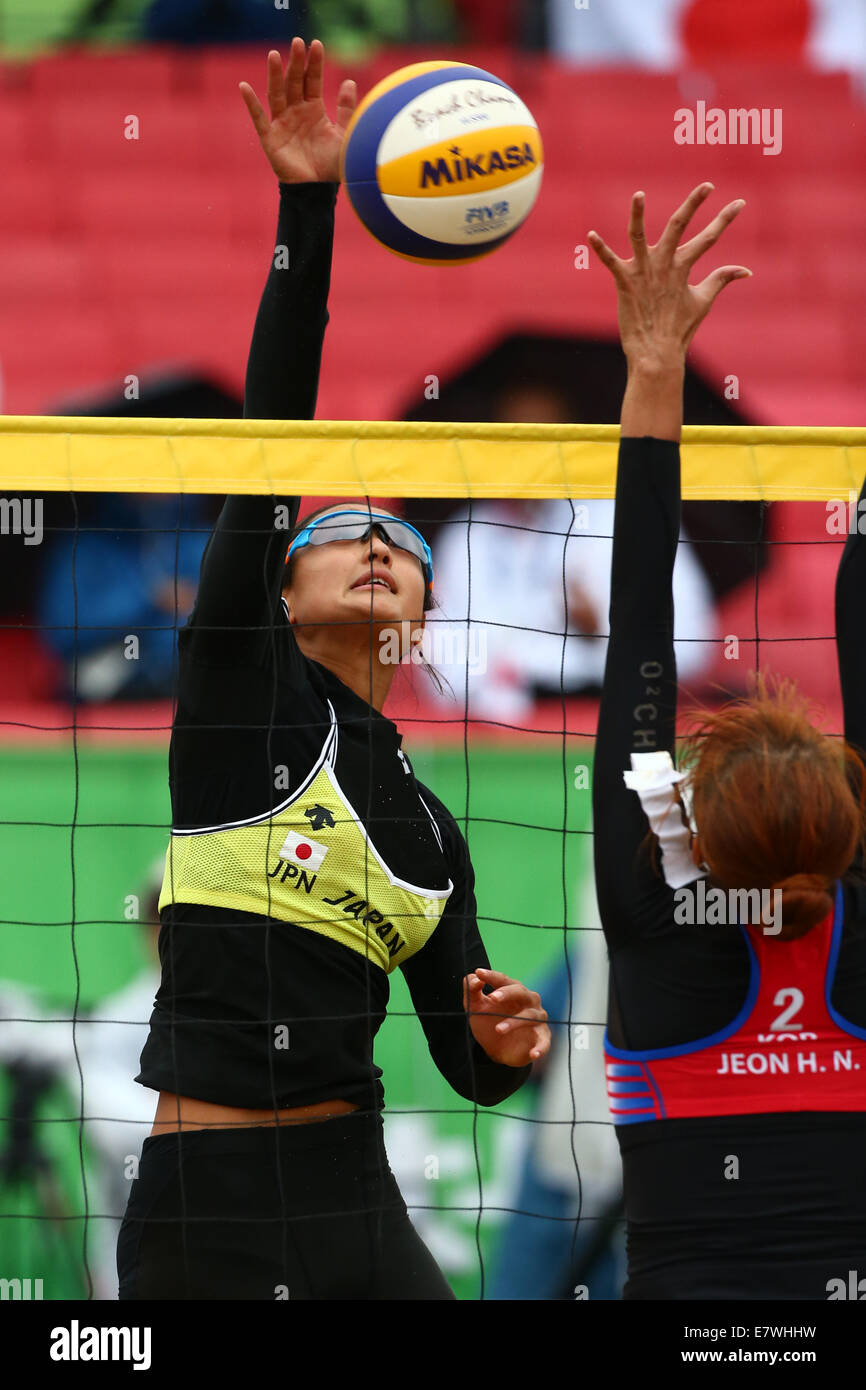 Incheon, South Korea. 24th Sep, 2014. Sakurako Fujii (JPN) Beach
