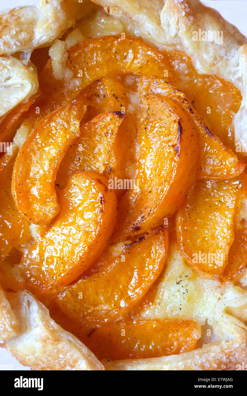 Apricot tart Stock Photo