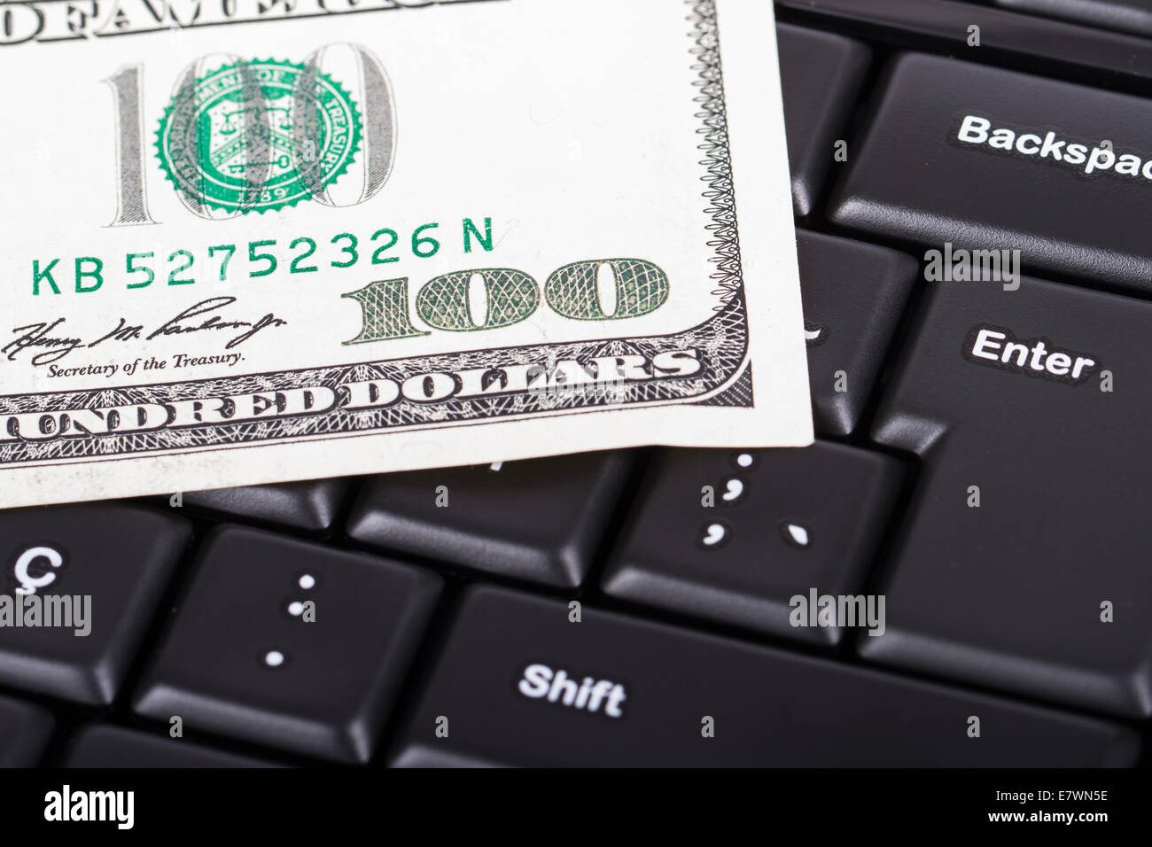 Part one dollar bill macro hi-res stock photography and images - Alamy