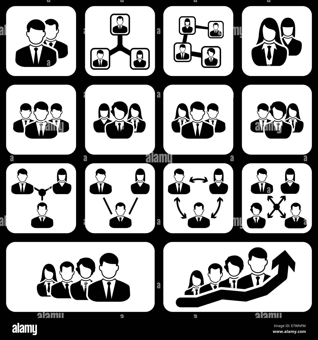 teamwork user icon Stock Photo - Alamy