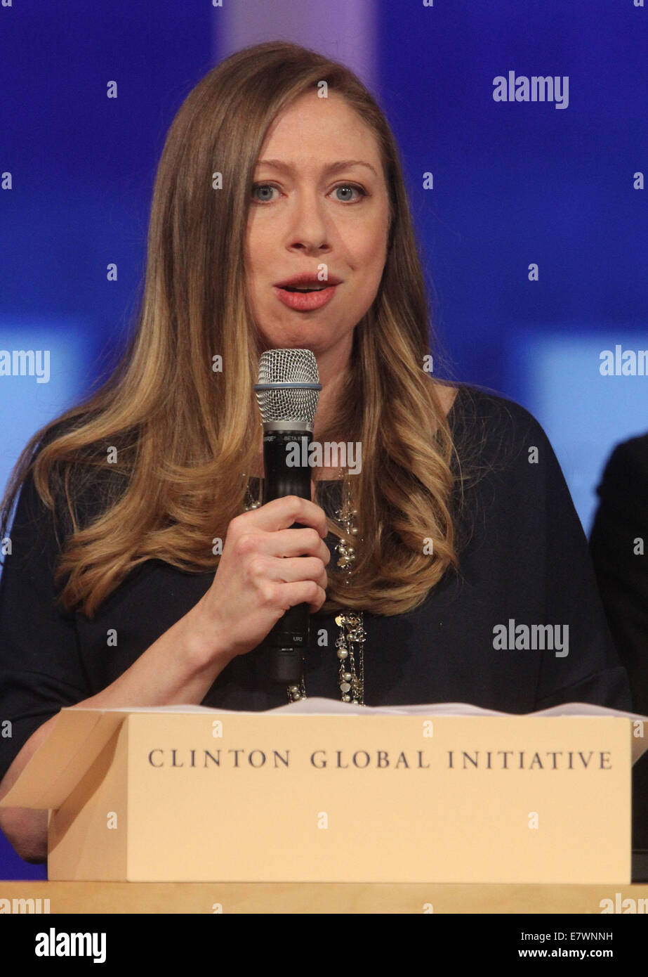 New York, USA. 24th Sep, 2014. CHELSEA CLINTON attends the 2014