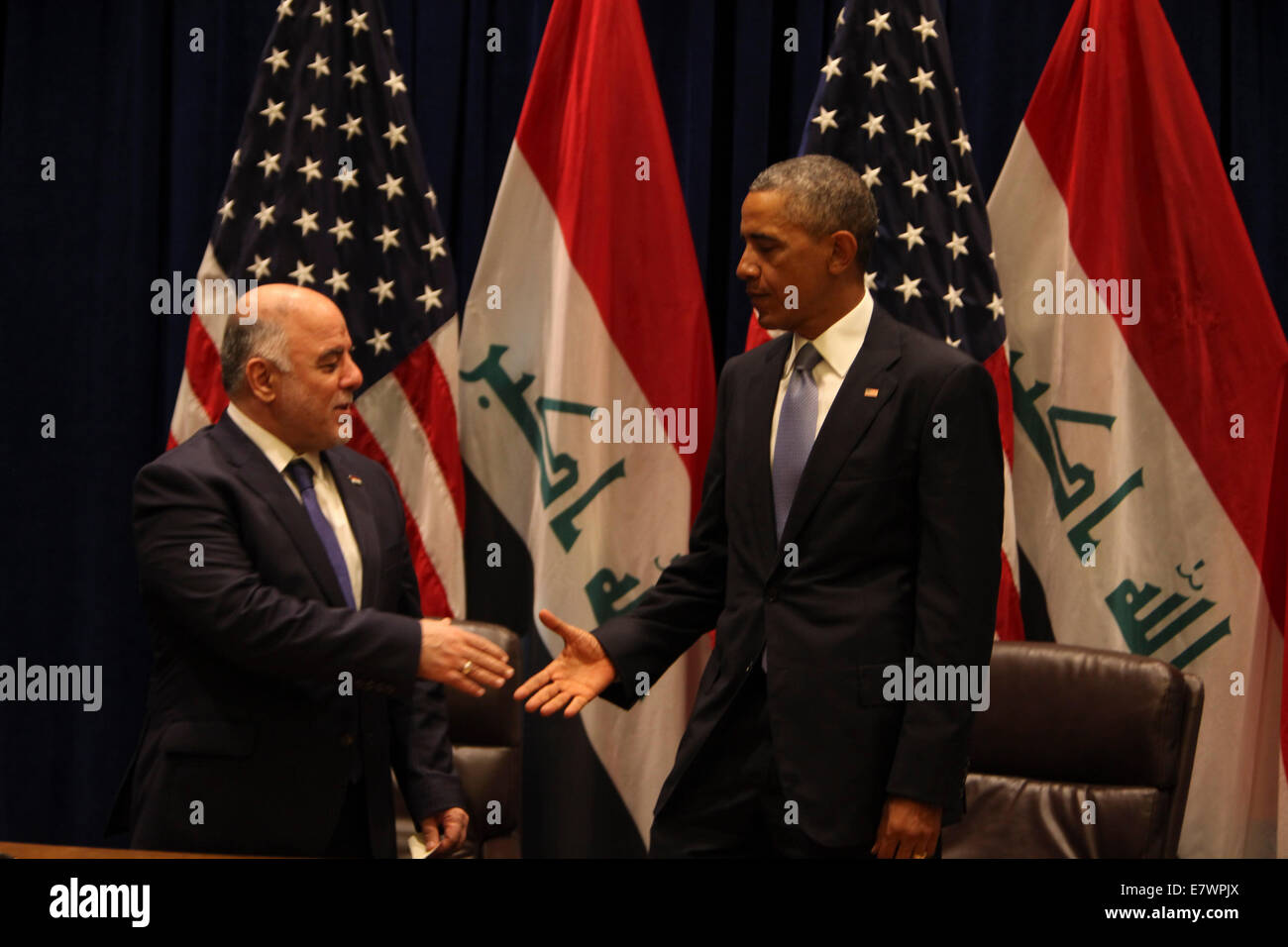 New York, USA. September, 2014. United States President Barack Obama ...