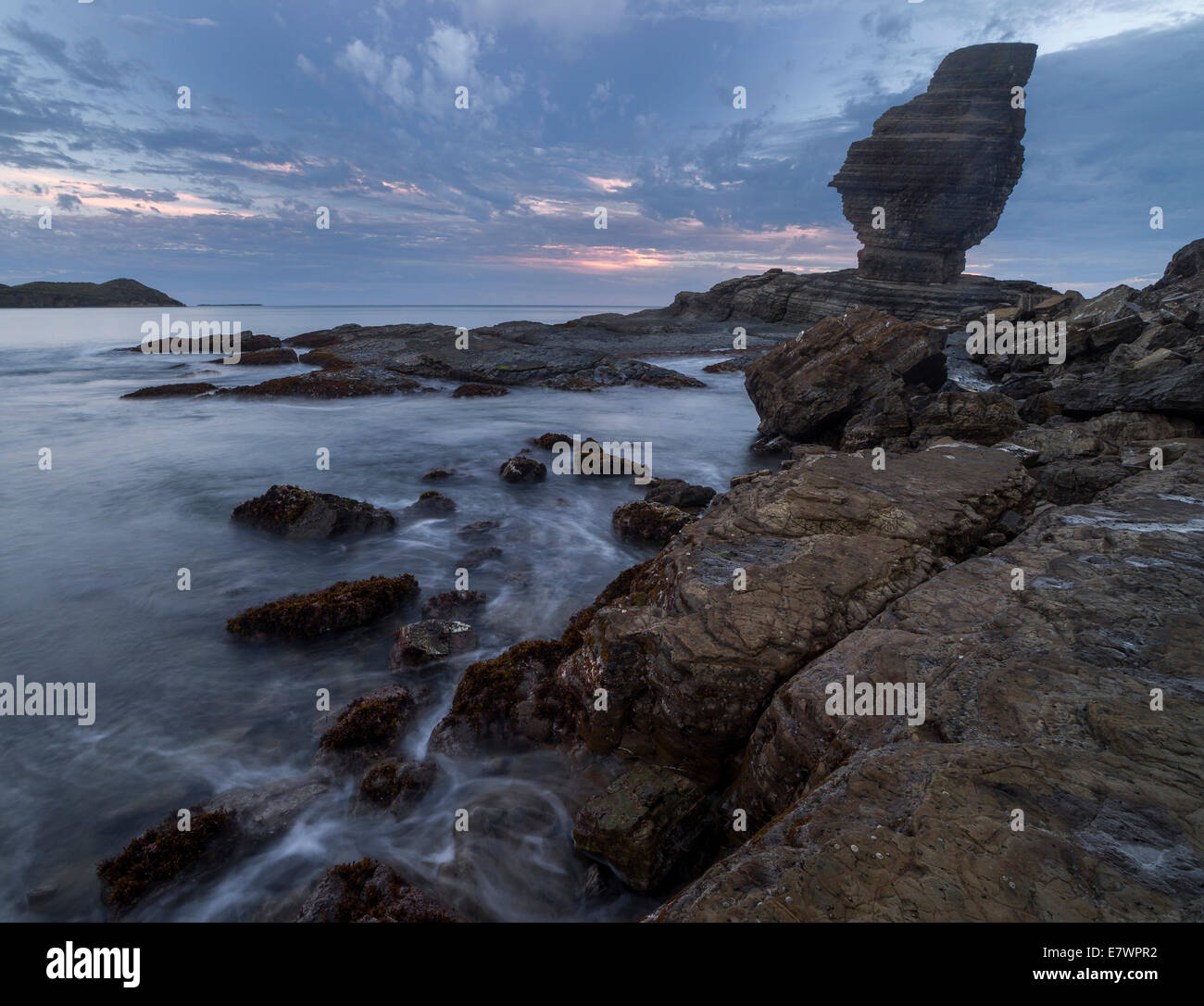 Bonhomme de Bourail rock formations, La Roche Percée coast, Bourail, Grande Terre, New Caledonia Stock Photo