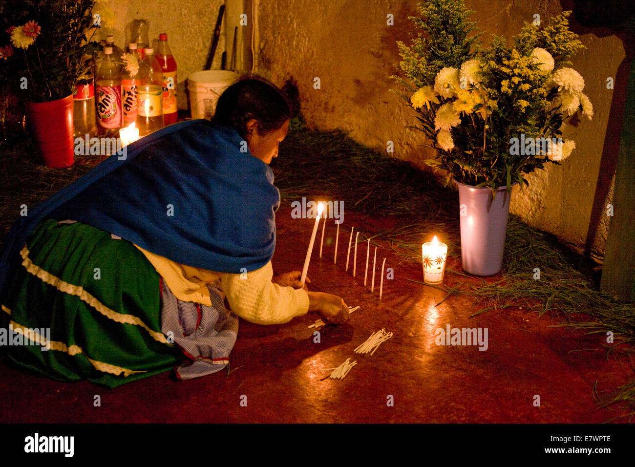 Woman lighting candle church hires stock photography and images Alamy