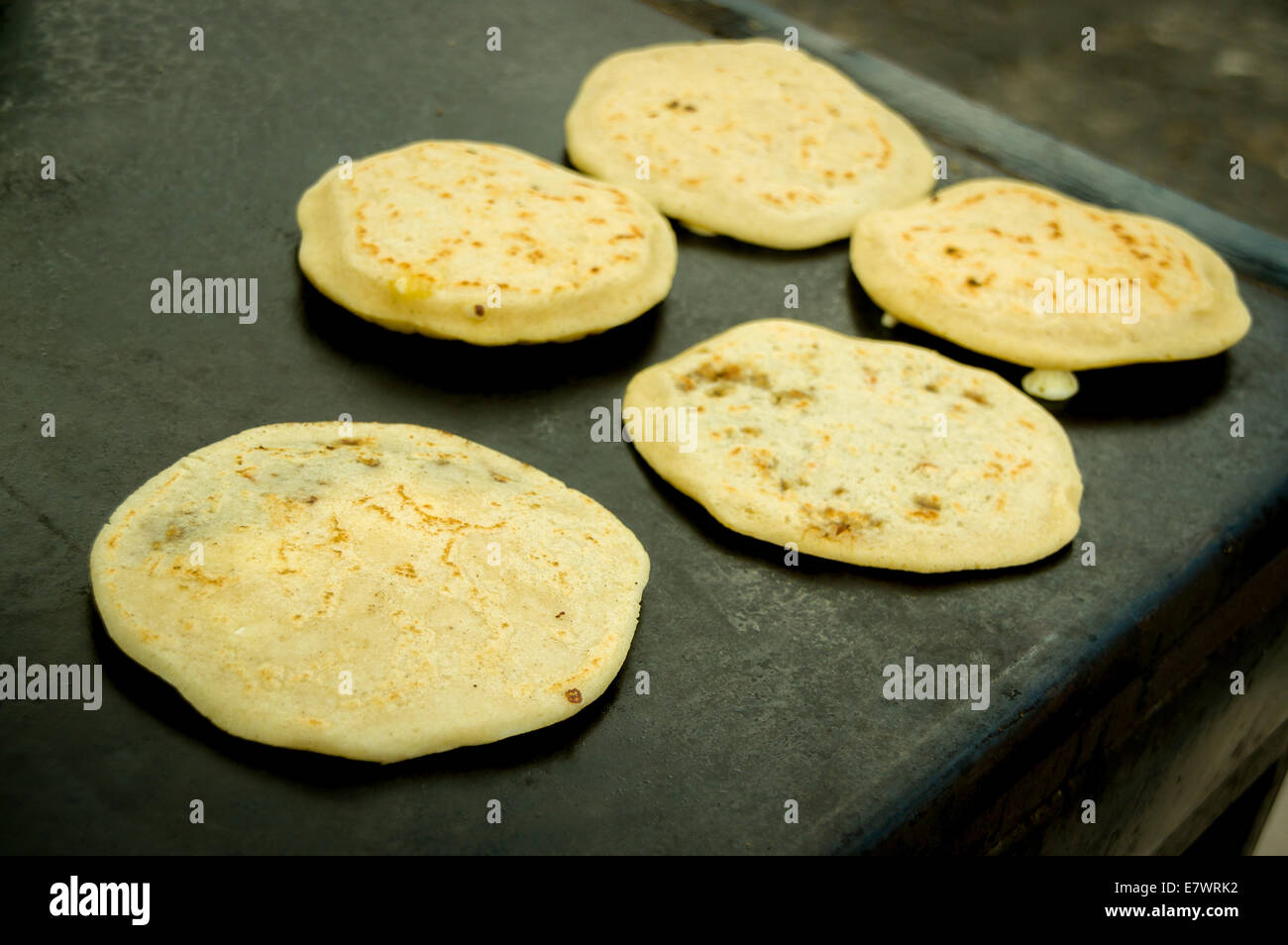 making typical tortillas from guatemala Stock Photo Alamy