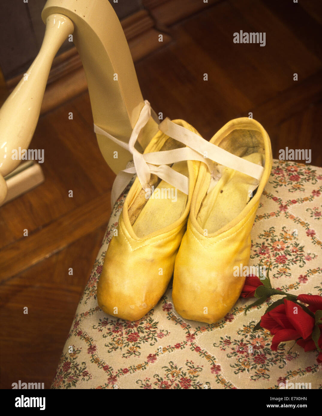 St Petersburg was founded by Tsar Peter the Great and is the second largest city in Russia. Matilda Kshesinskaya ballet shoes Stock Photo