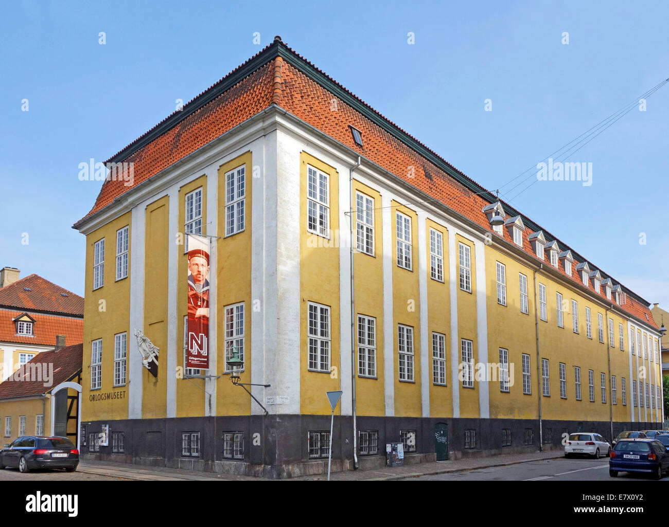Danish Orlogsmuseet in Over Gaden Oven Vandet Christianshavn Copenhagen Denmark Stock Photo