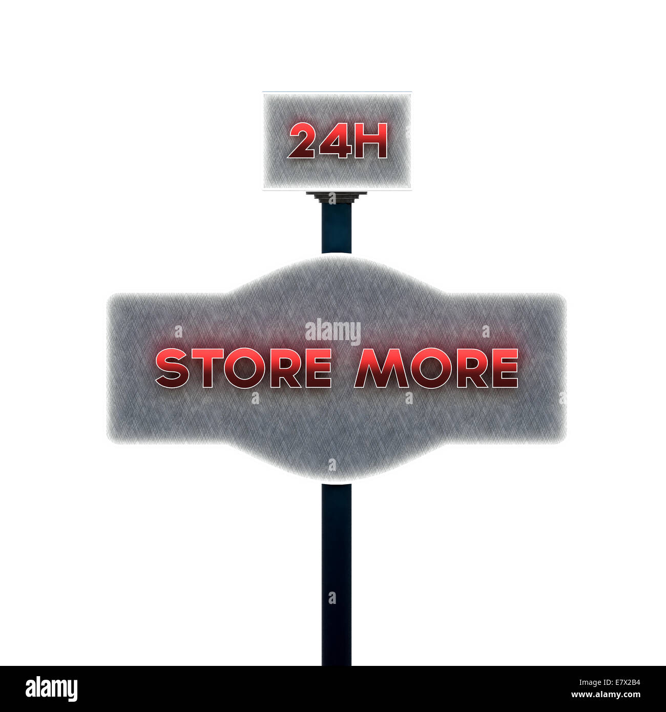 self storage sign isolated on white background Stock Photo Alamy