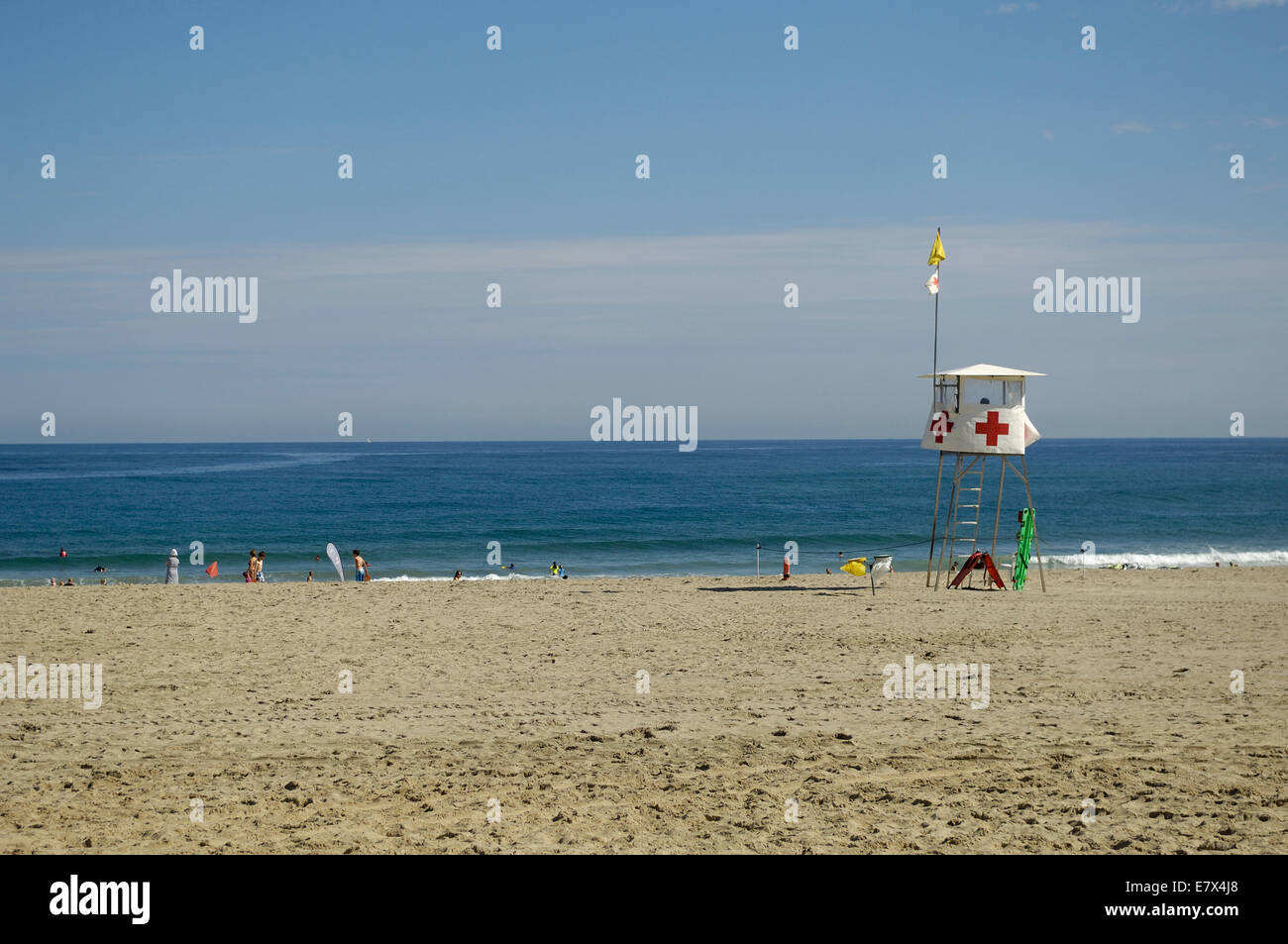 Clouds and lifeguard station hi-res stock photography and images - Alamy