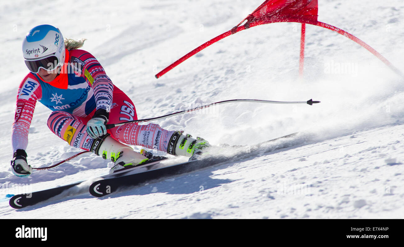 Saas Fee, Switzerland. 25th September, 2014.  Julia Mancuso during the US Ski Team Women's Pre season training in Saas Fee, Switzerland. Credit:  European Sports Photographic Agency/Alamy Live News Stock Photo