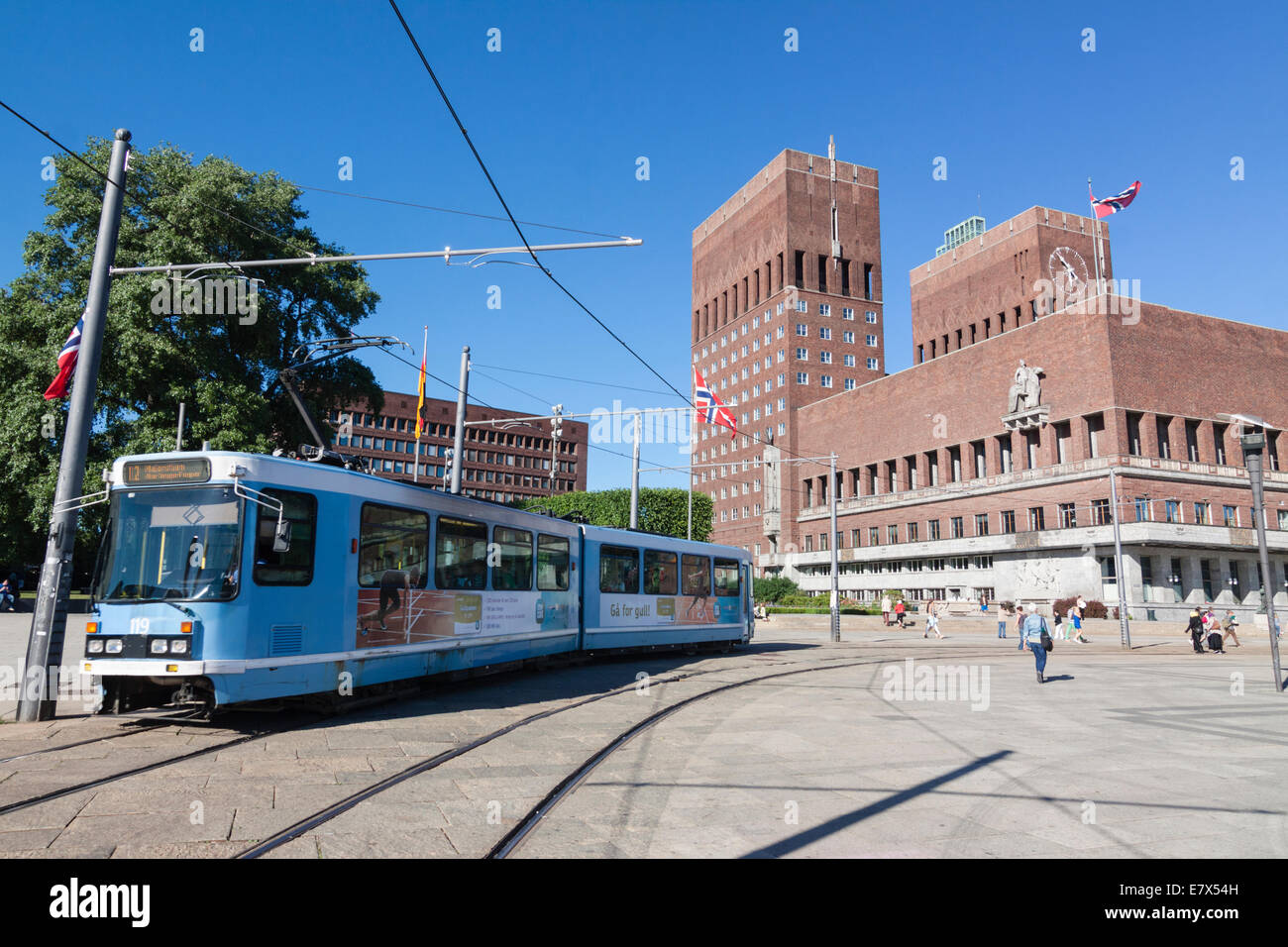 Radhus, Oslo City Hall, Norway Stock Photo - Alamy
