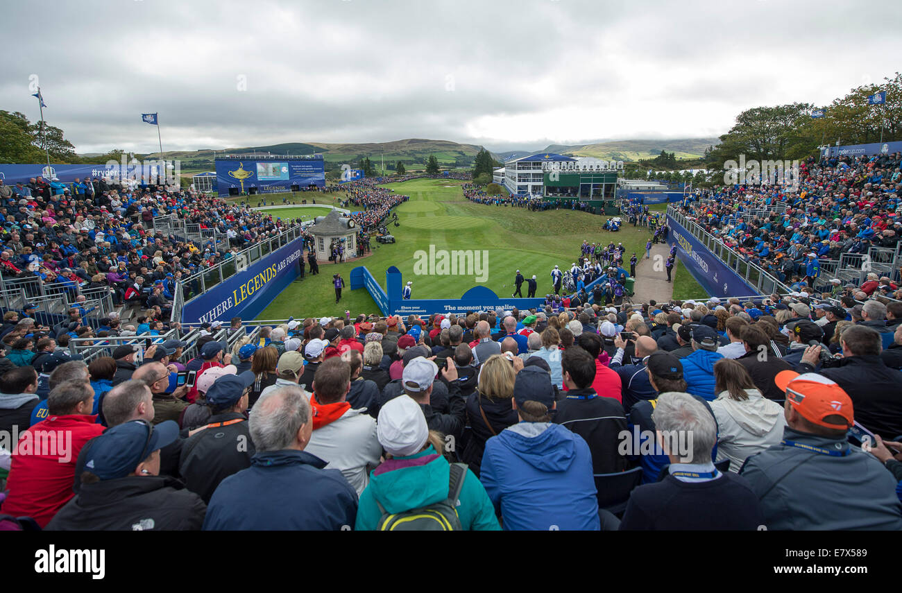 Gleneagles, Auchterarder, Perthshire, Scotland. 25th Sep, 2014. The