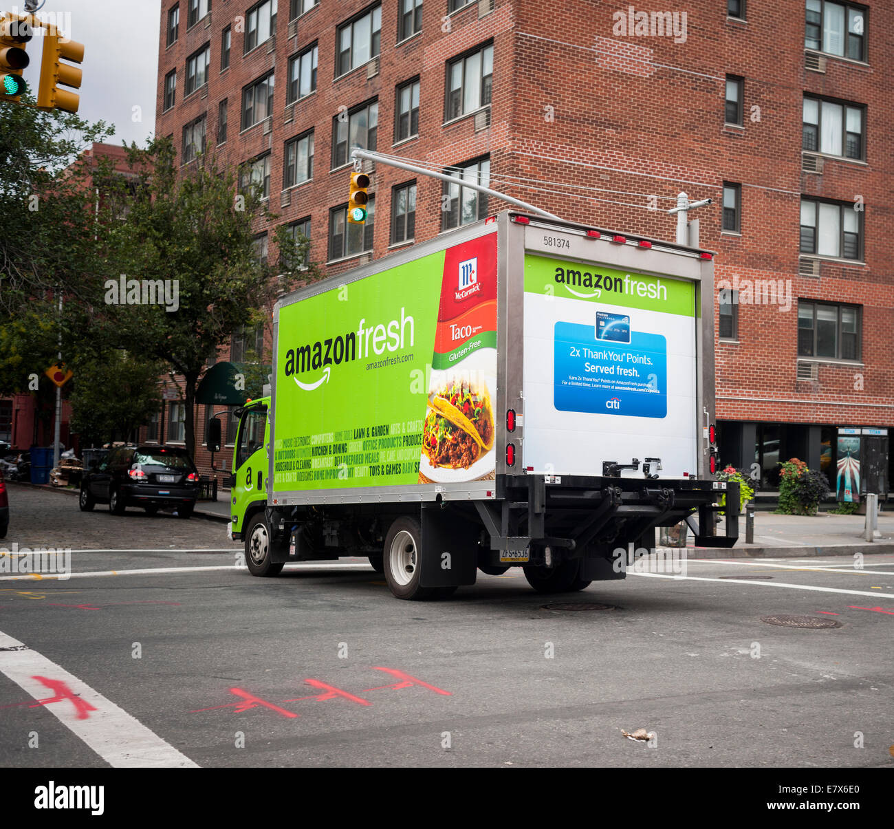 Amazon fresh truck hi-res stock photography and images - Alamy