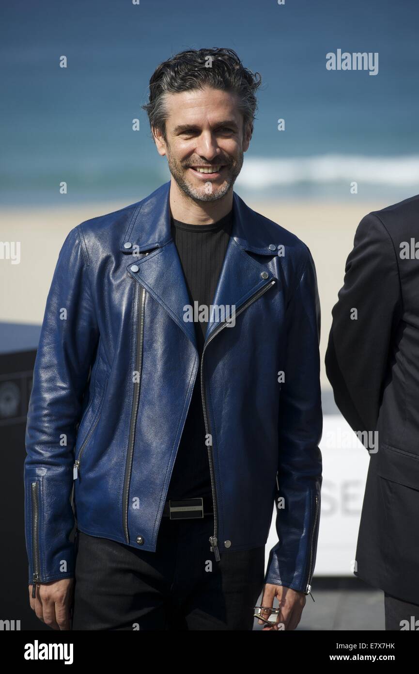 San Sebastian, Euskadi, Spain. 25th Sep, 2014. Leonardo Sbaraglia attend 'Relatos Salvajes' Photocall during the 62nd San Sebastian International Film Festival at the Kursaal Palace on September 25, 2014 in San Sebastian, Spain. Credit:  Jack Abuin/ZUMA Wire/Alamy Live News Stock Photo