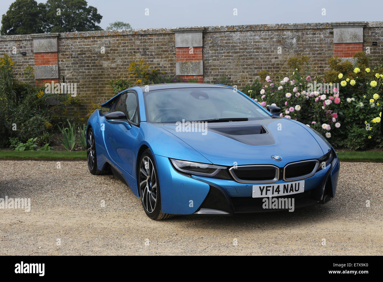 The BMW i8 is ready to revolutionise its vehicle class. As the first sports car with the consumption and emission values of a co Stock Photo