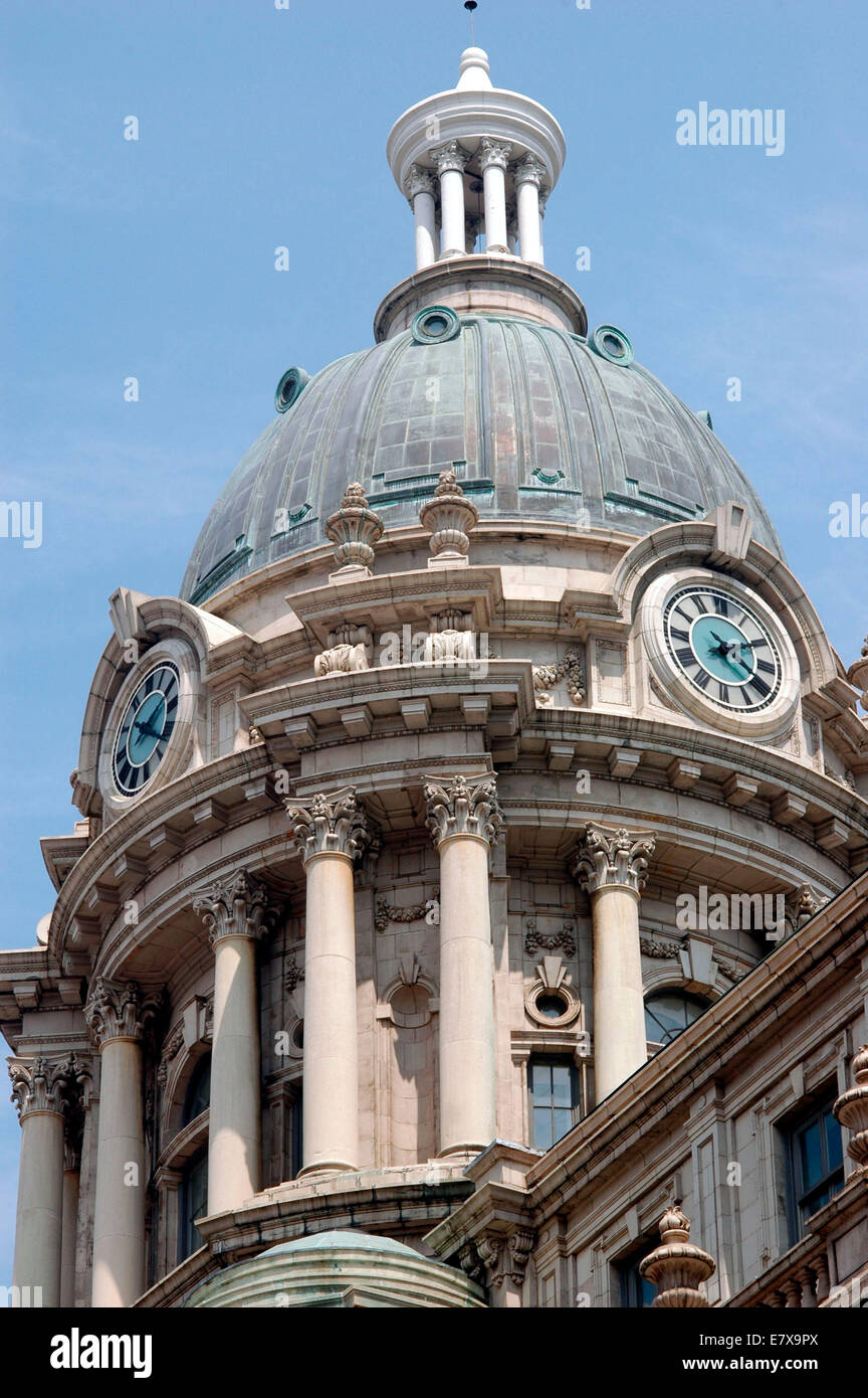 Former Police Headquarters, 240 Centre Street, in New York Stock Photo