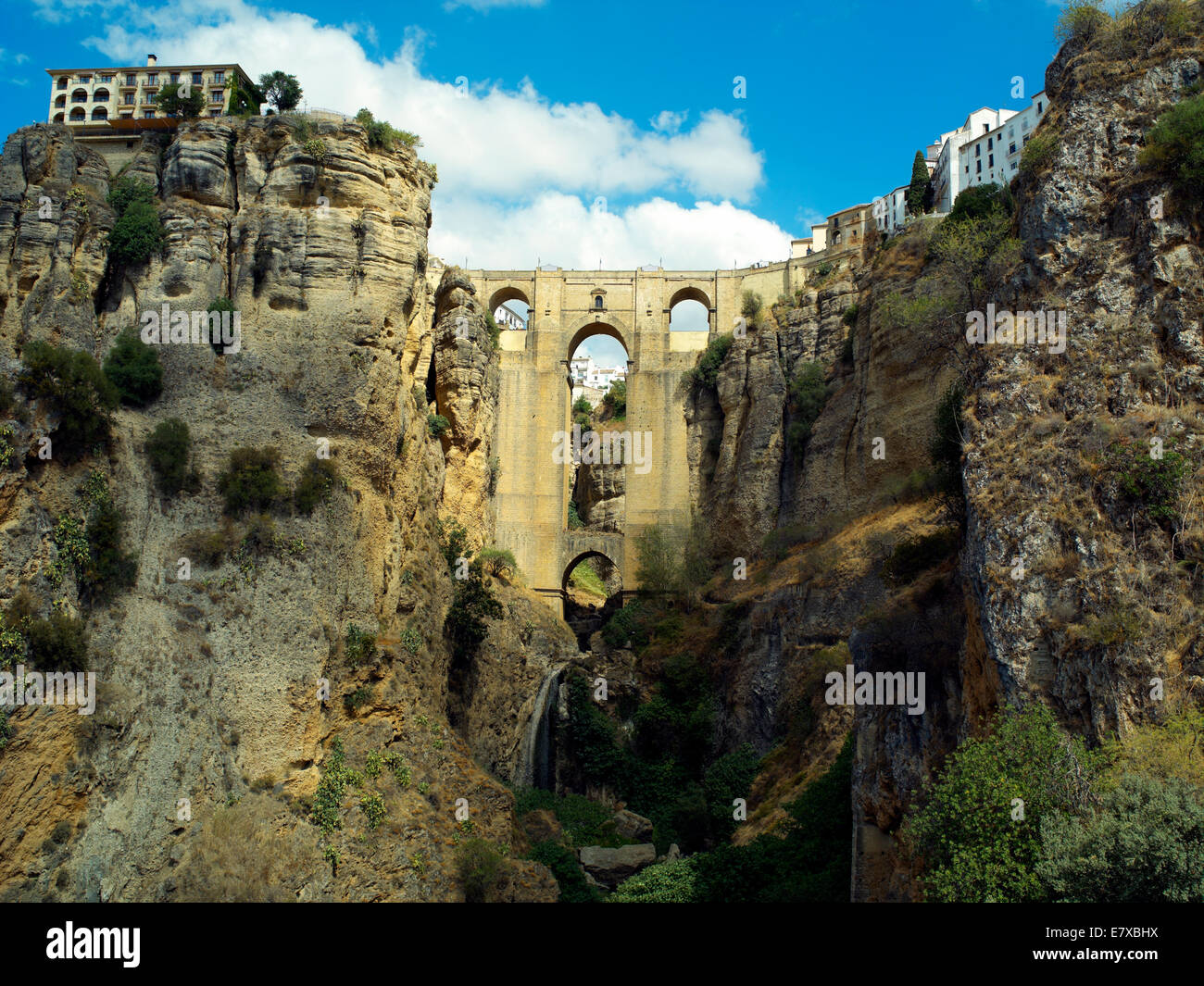 El Tajo Gorge in Ronda Stock Photo