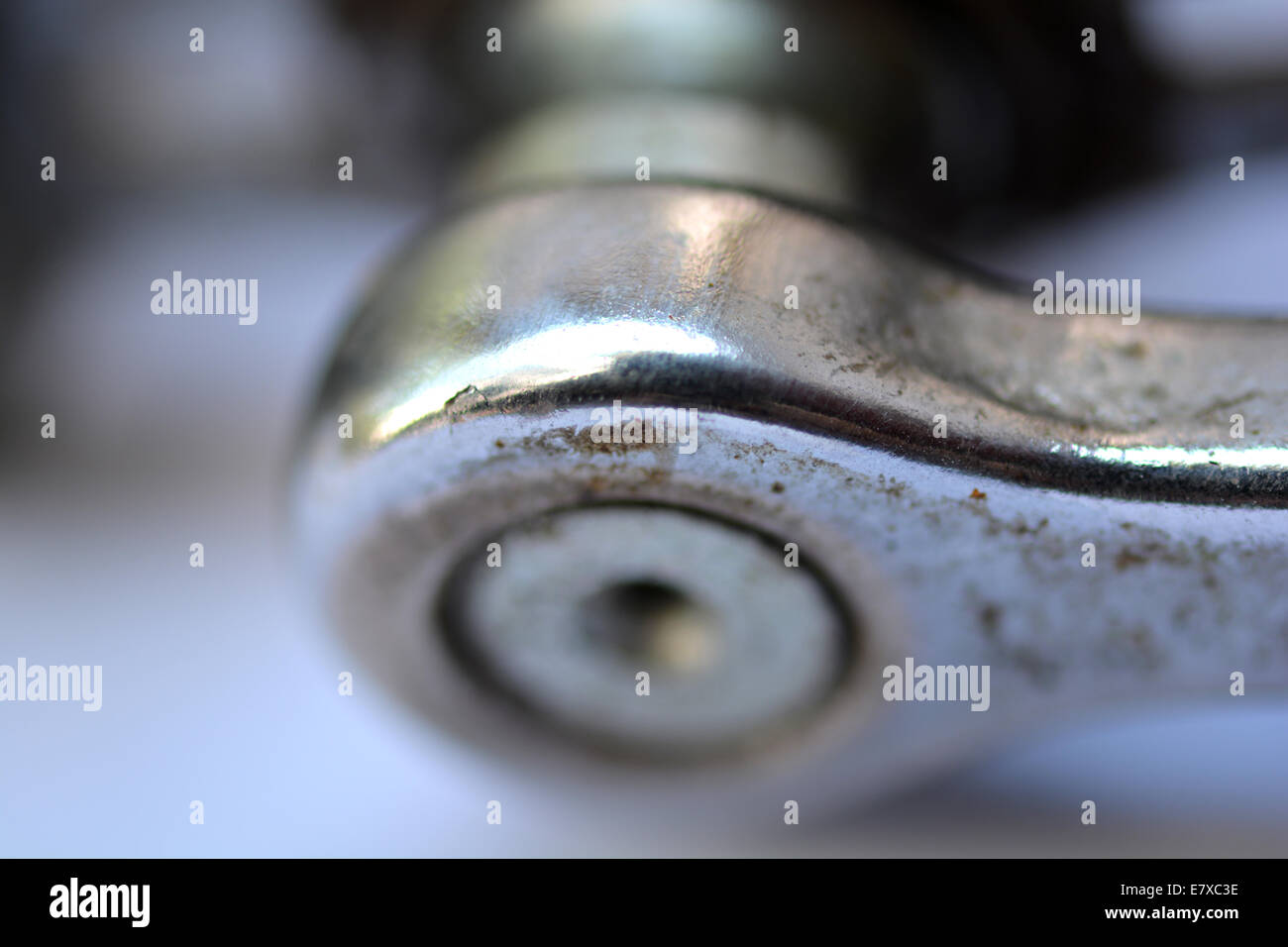 old bicycle metal detail Stock Photo Alamy