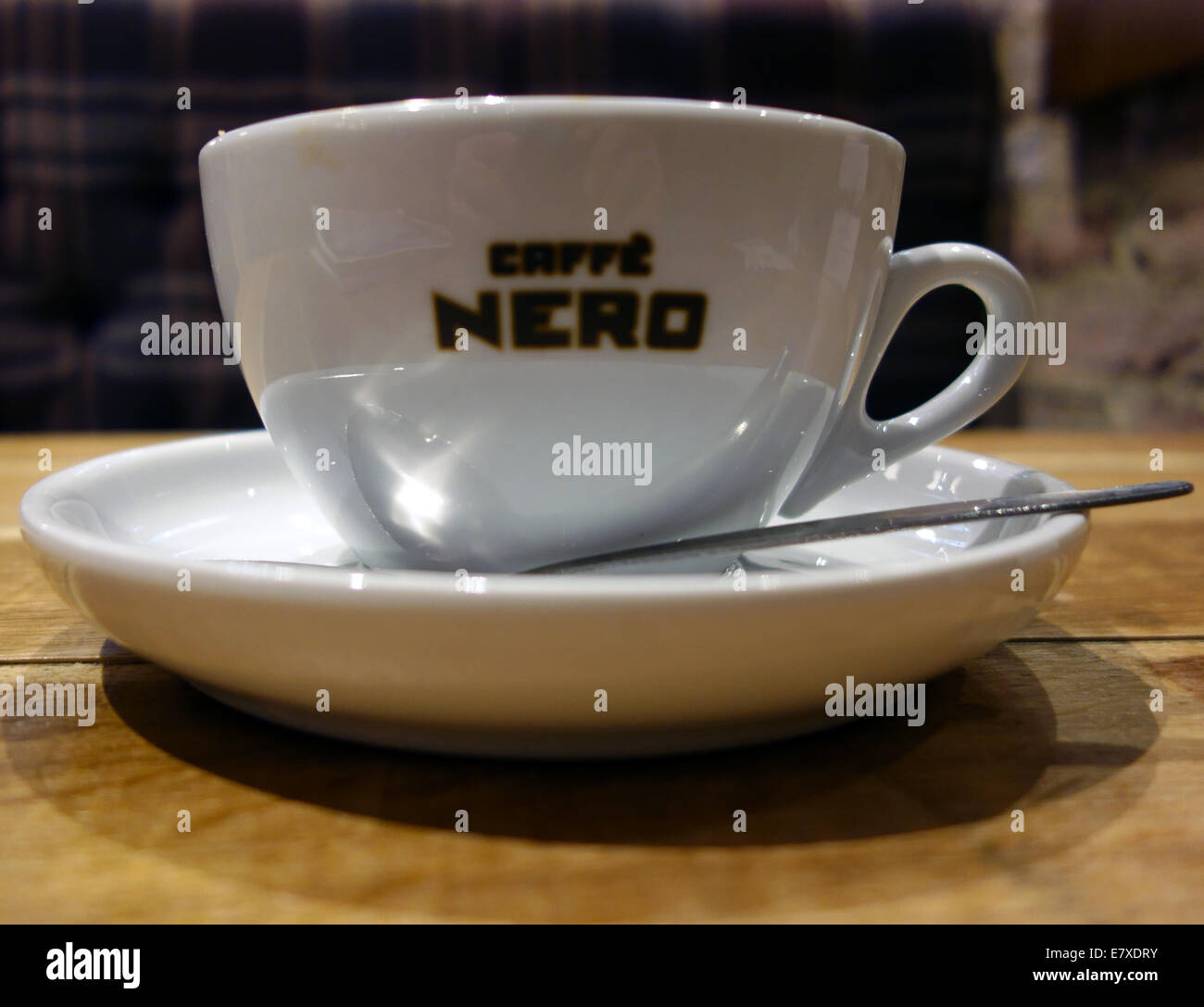 Cafe latte in branch of Caffe Nero, London Stock Photo