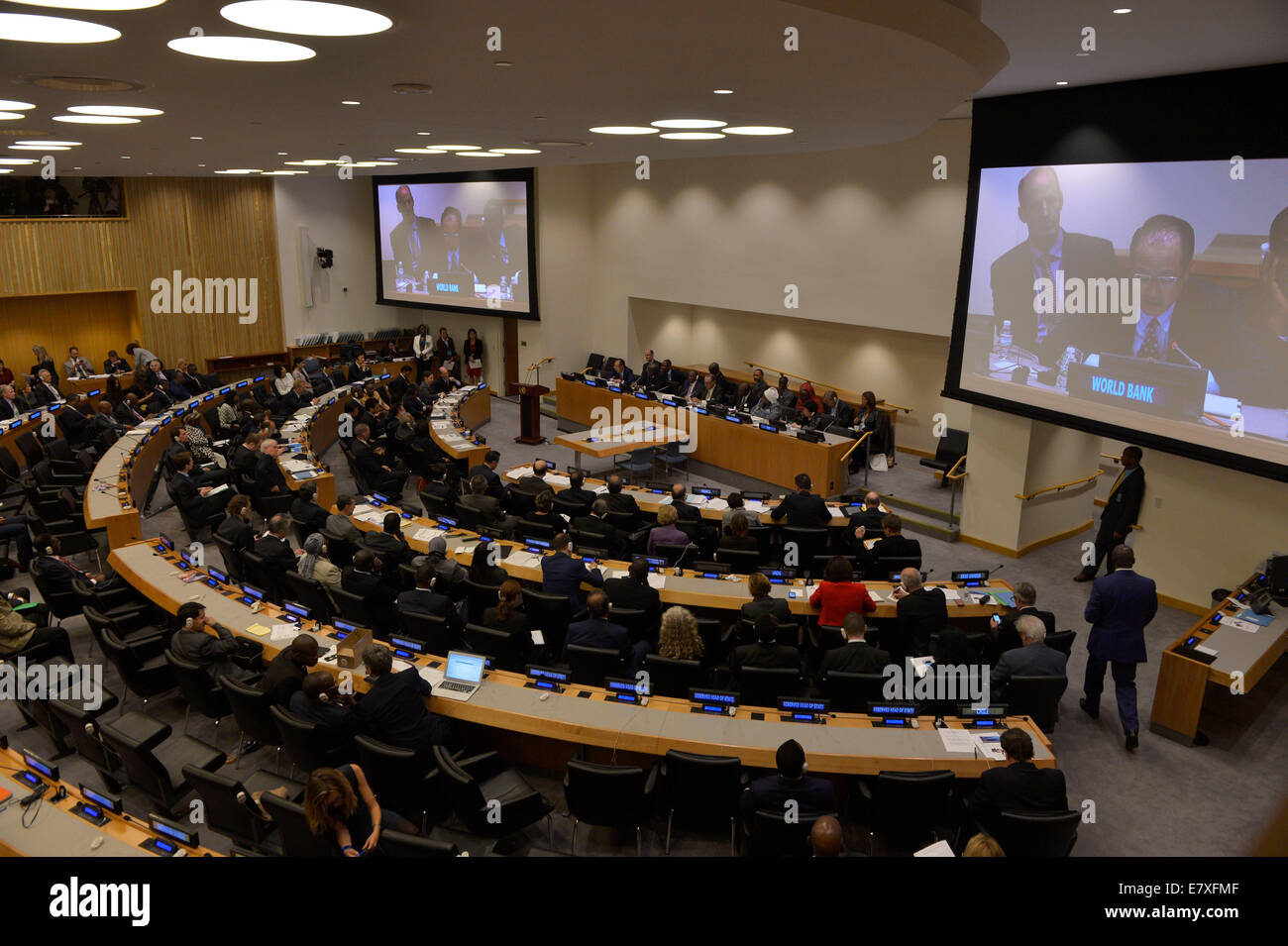 New York Usa 25th Sep 2014 Delegates Attend A High Level Event On