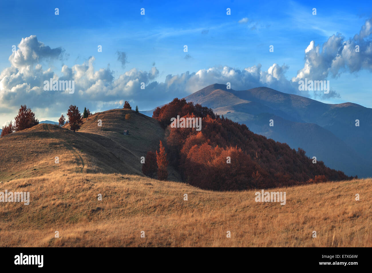 Carpathians mountain in autumn time Stock Photo