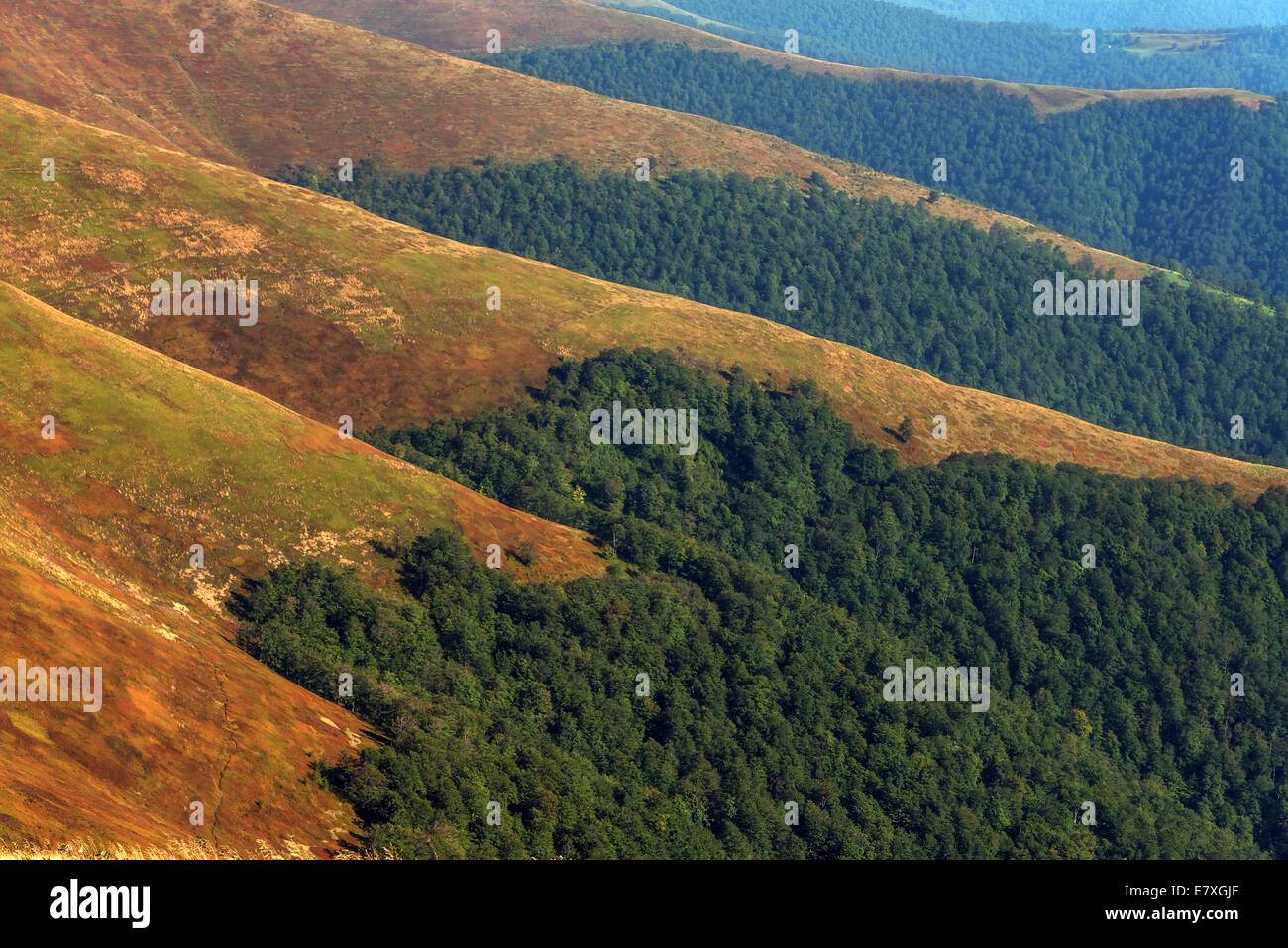 Carpathians mountain in autumn time Stock Photo