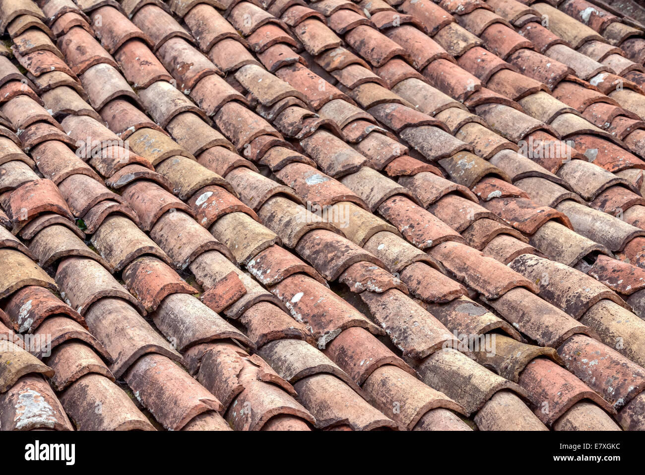 Old Italian Tile Roof High Resolution Stock Photography And Images Alamy