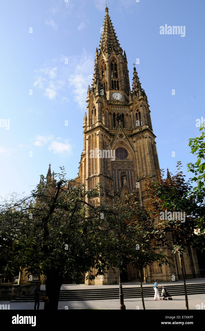 Neo gothic cathedral san sebastian hi-res stock photography and images ...