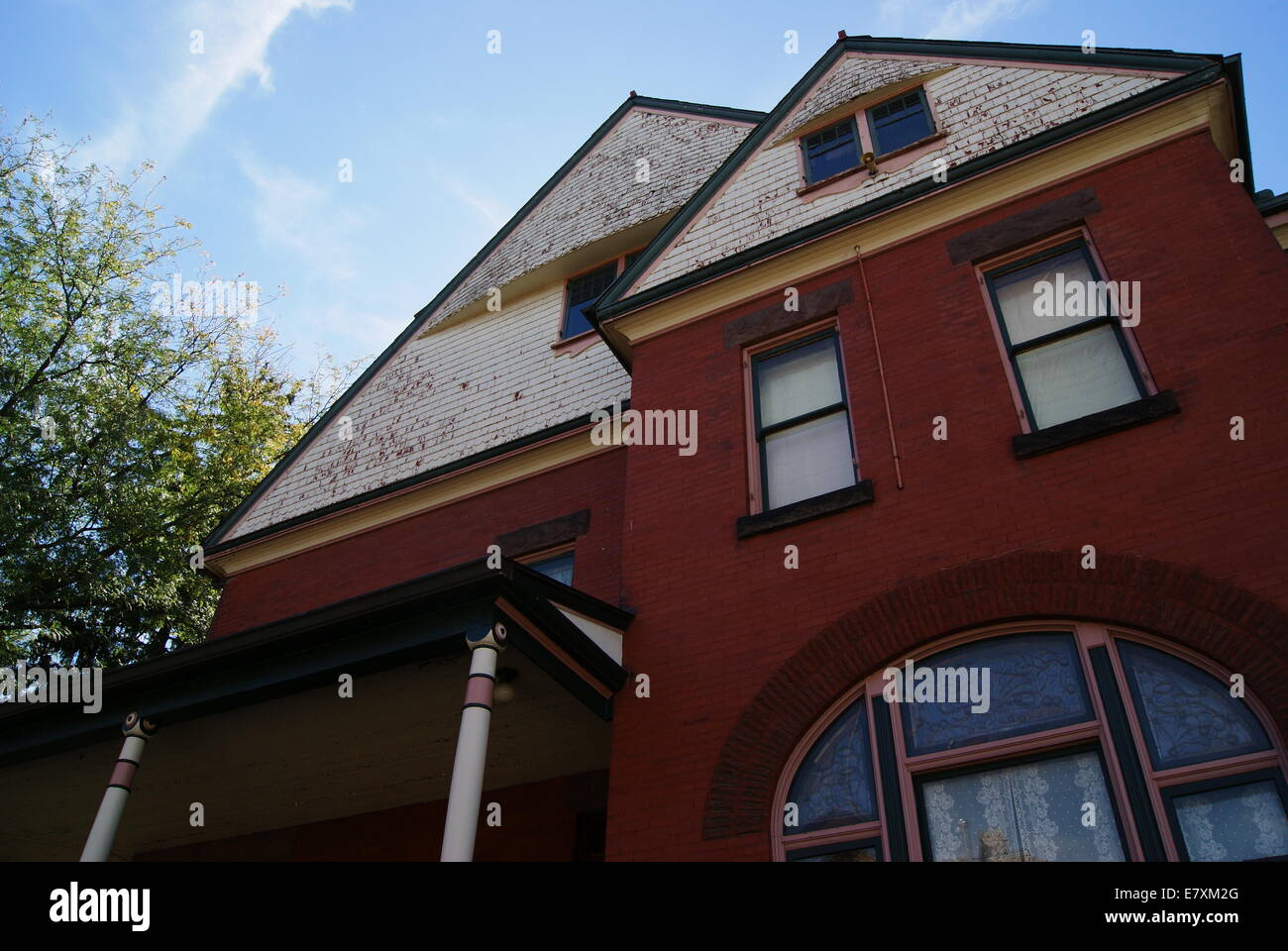 A historic home found in Springfield, Ohio Stock Photo Alamy