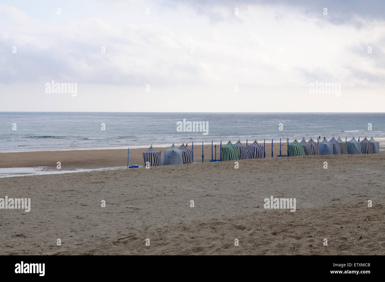 zarautz beach Stock Photo