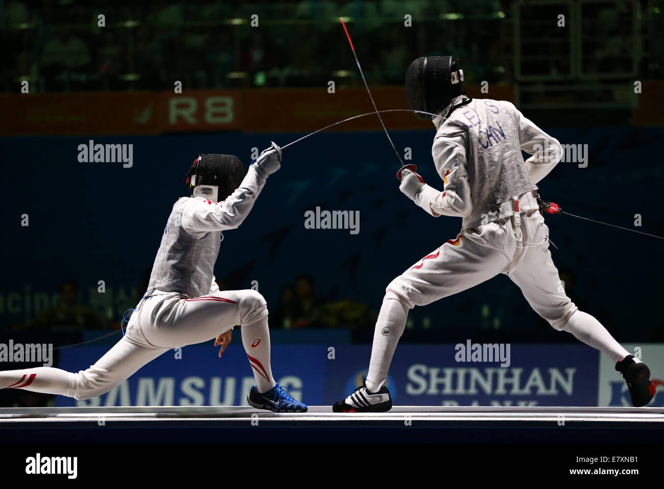 Incheon, South Korea. 25th Sep, 2014. Yuki Ota (JPN) Fencing Men's Team Foil Final at Goyang