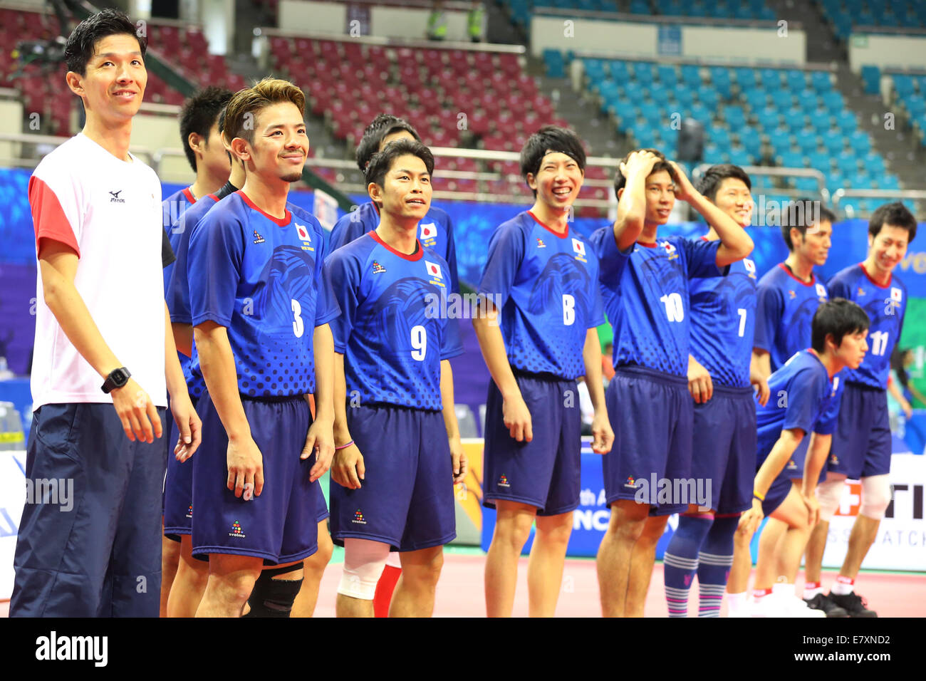 Incheon, South Korea. 25th Sep, 2014. Japan team group Sepak takraw ...